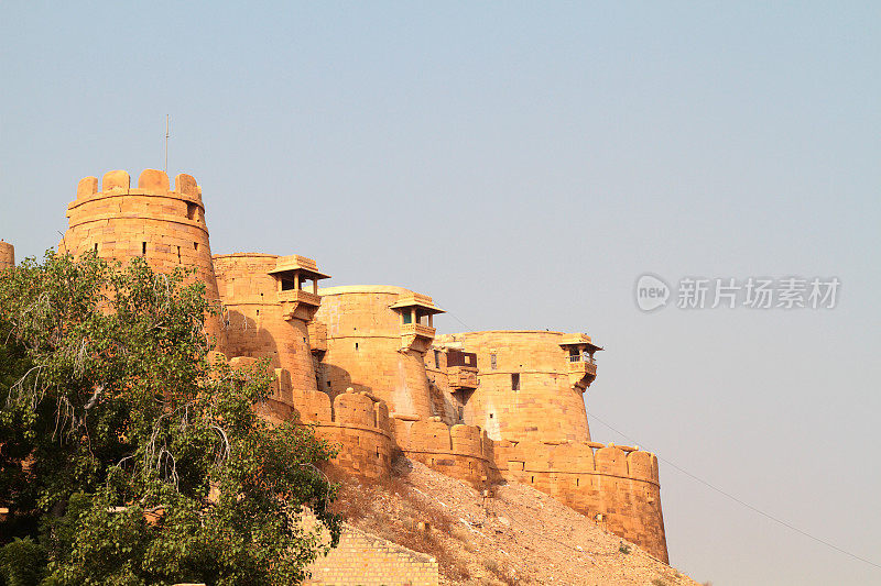 印度拉贾斯坦邦的Jaisalmer堡垒