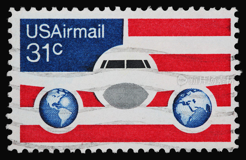 美国航空邮票