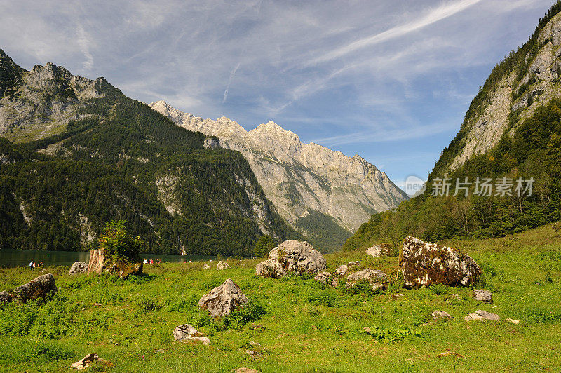 德国K湖?尼希风景欧伯湖附近的夏天