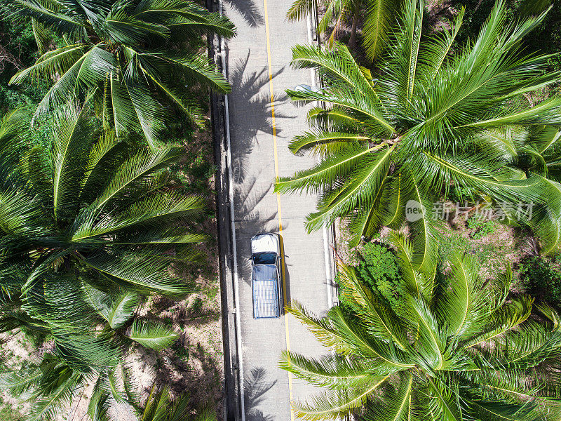 泰国的蜿蜒道路