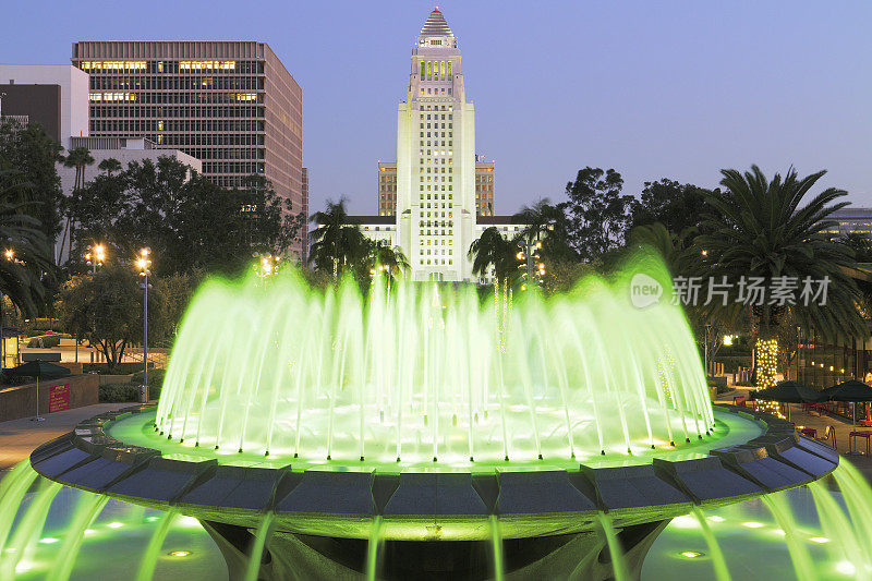 洛杉矶市政厅-大公园