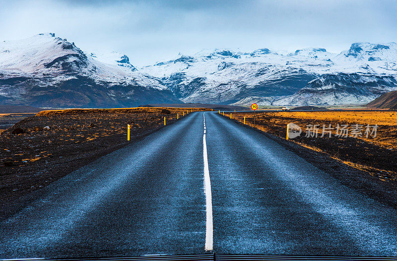 冰岛的冰岛公路美景