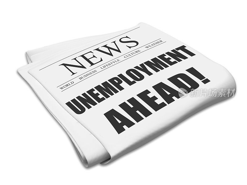 报纸失业先于金融危机衰退