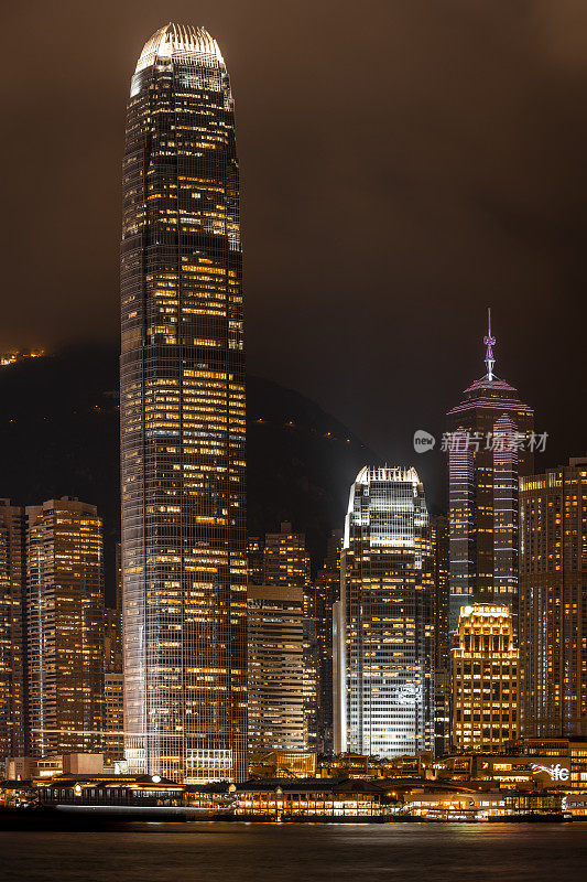 香港城市夜景