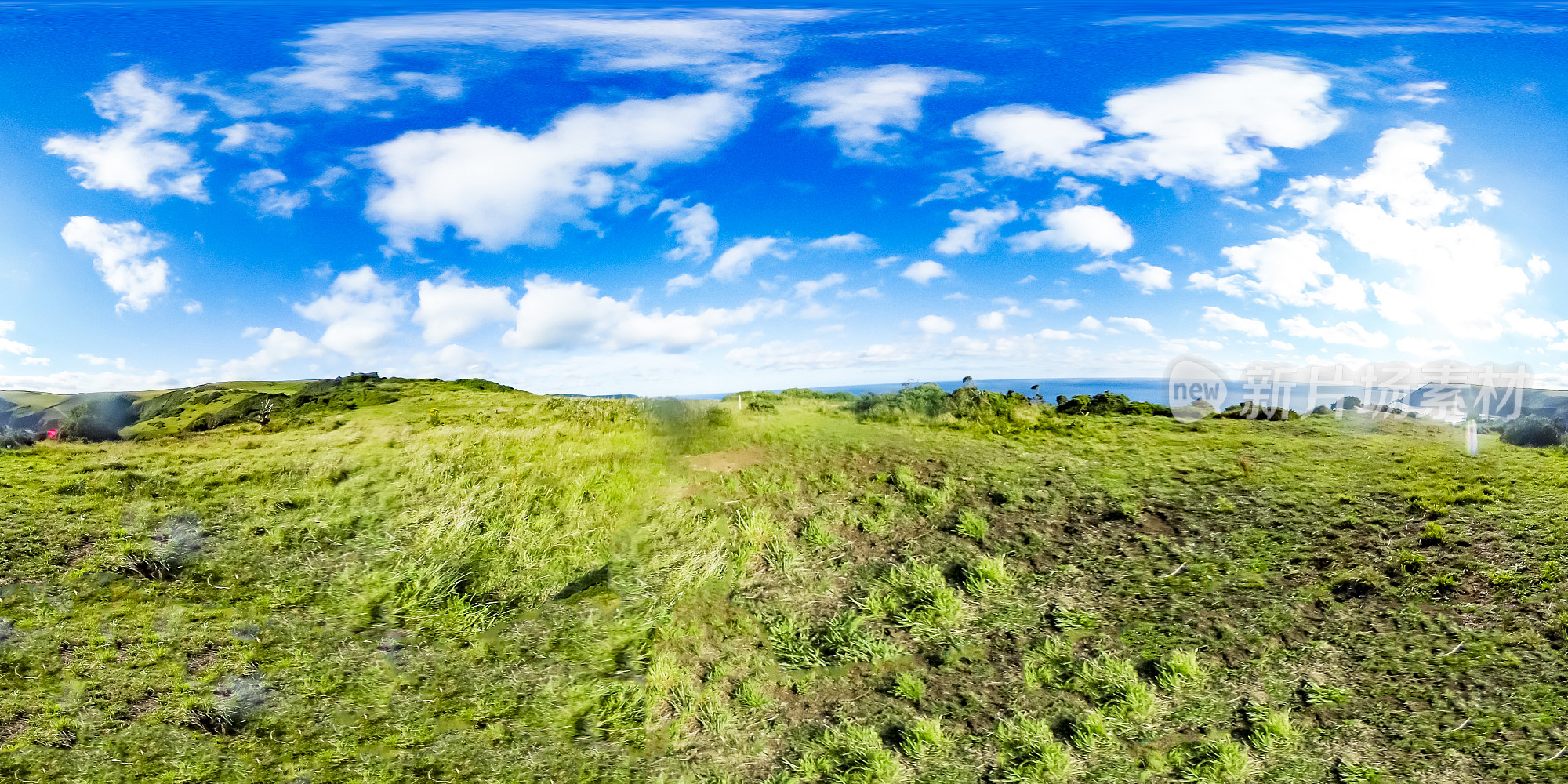 大屿山湾和大屿山湾之间的360度步道图像