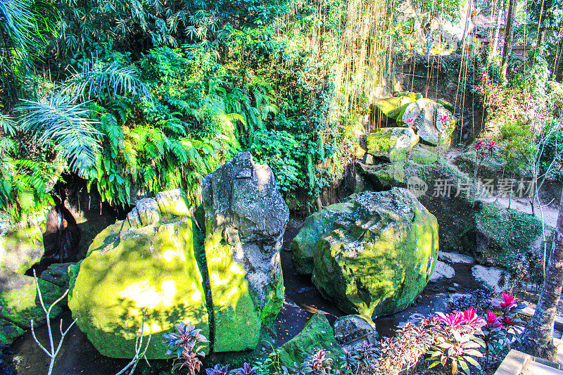 果阿大象寺，乌布，印度尼西亚巴厘岛