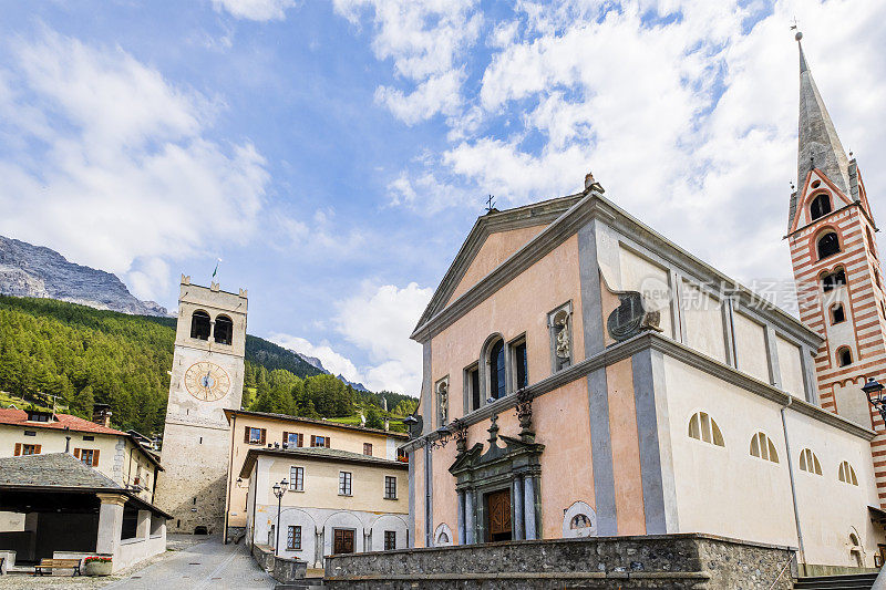 Bormio，圣徒Gervasio和Protasio学院(意大利伦巴第)