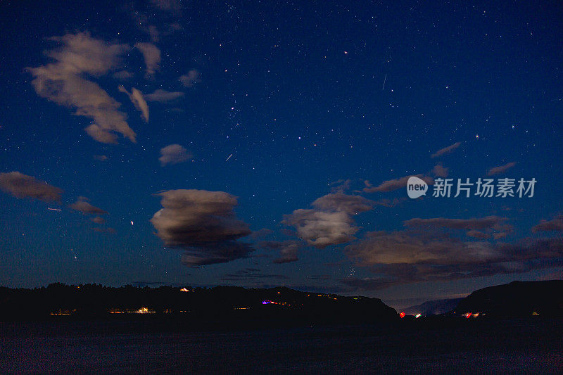 夜空的星星