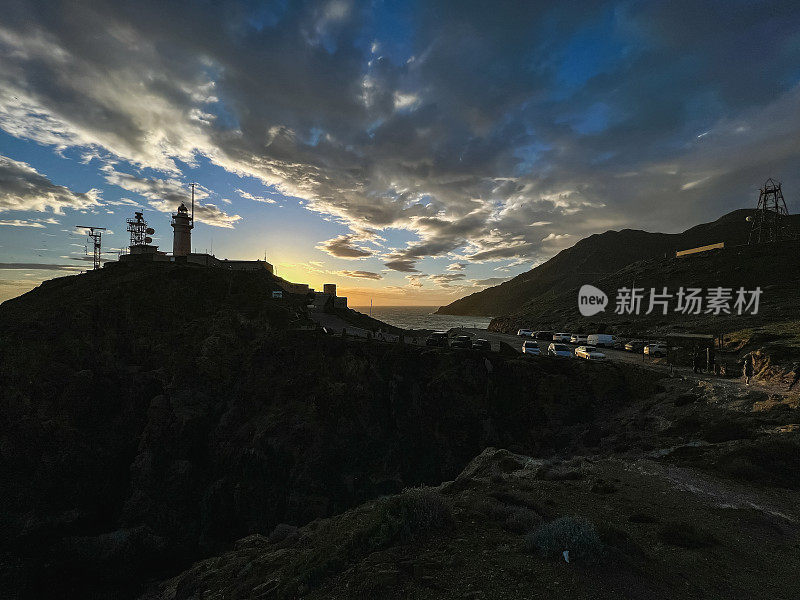 卡波德加塔风景:西班牙的暑假