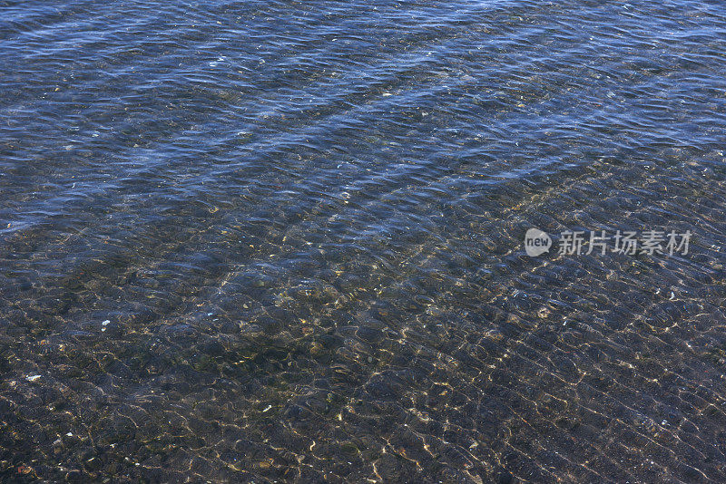 浅海海水表面纹理背景