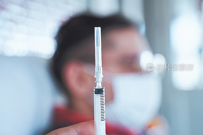 准备covid-19疫苗注射