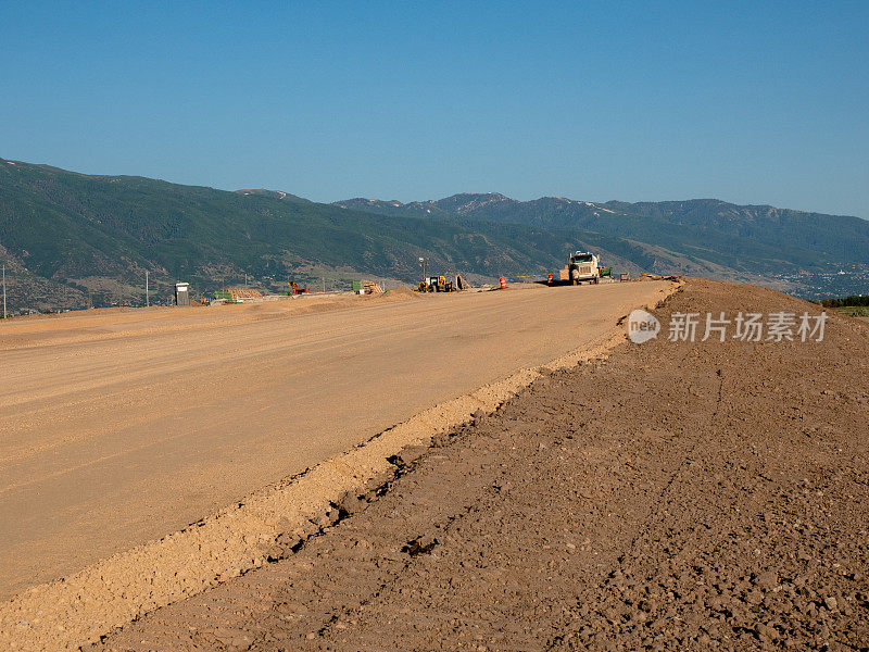 高速公路建设项目。Kaysville,犹他州。