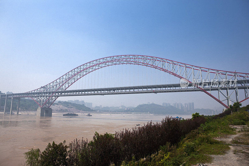 中国,重庆,朝天门长江大桥