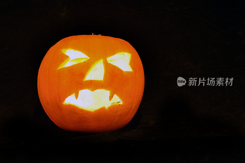 Haloween南瓜脸。