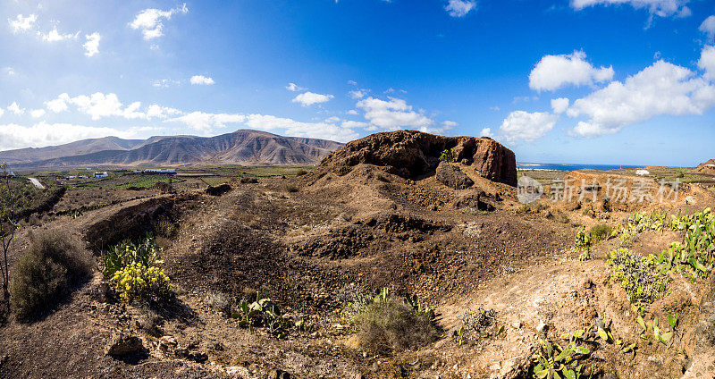 guaitza火山和lanzarote