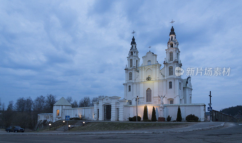 圣迈克尔天使长天主教大教堂，十八至十九世纪，在东欧白俄罗斯的伊瓦涅茨城。