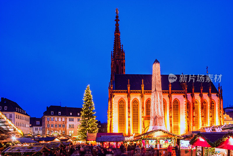 圣诞市场维尔茨堡