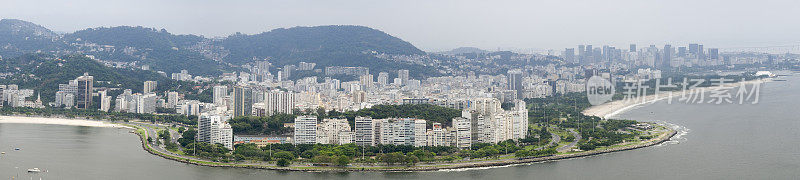 里约热内卢里约热内卢全景，来自瓜纳巴拉湾的Sugarloaf