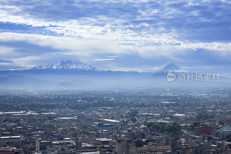 墨西哥城的火山