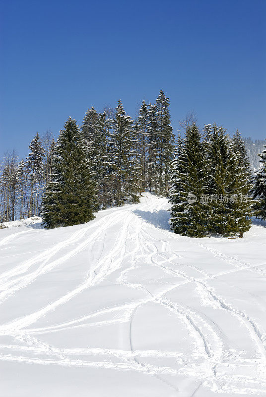 滑雪道