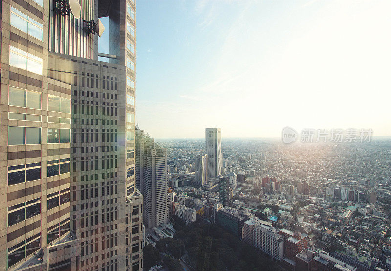 东京市区全景