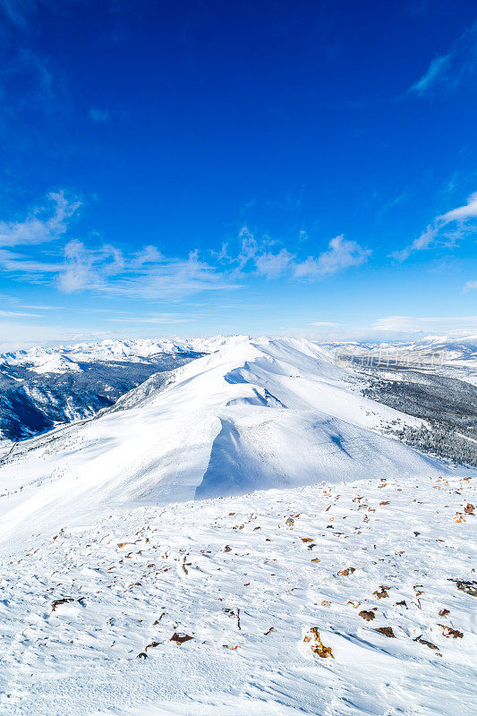 布雷肯里奇滑雪度假胜地从峰8峰