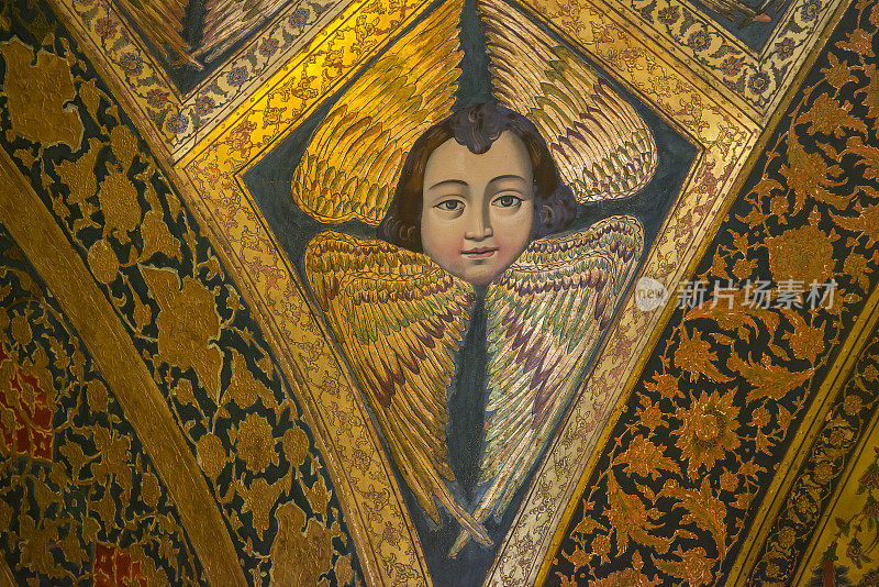 伊朗伊斯法罕Vank大教堂内的壁画