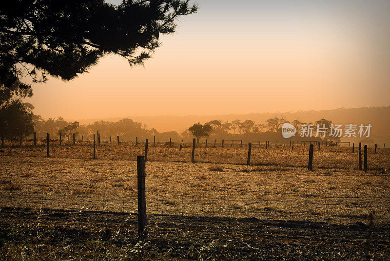 澳大利亚风景优美的乡村