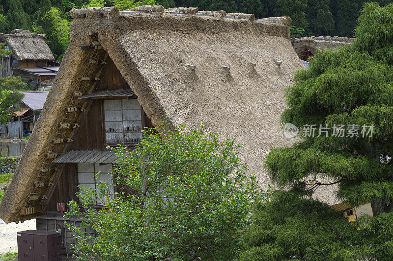 日本白川村，加修风格的房子