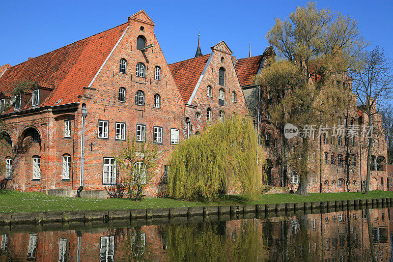 建筑在Lübeck，德国