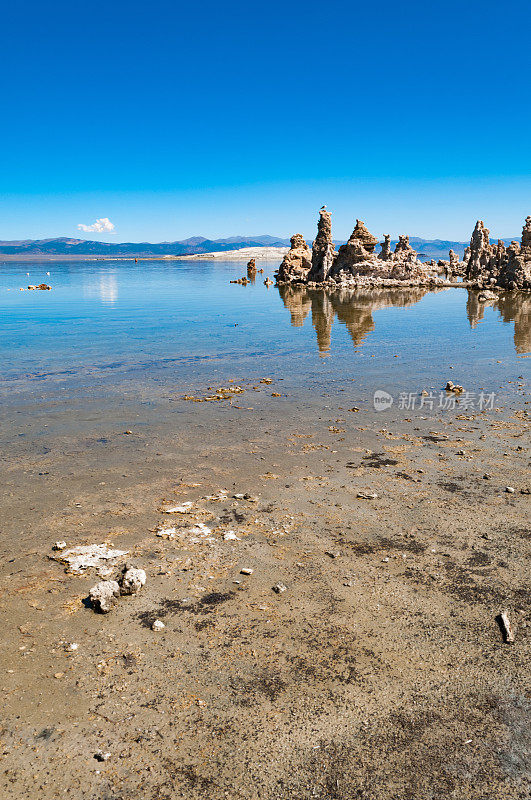 莫诺湖，东Sierra，加利福尼亚