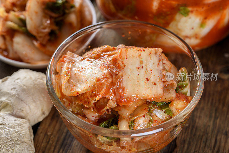 新鲜的韩国泡菜