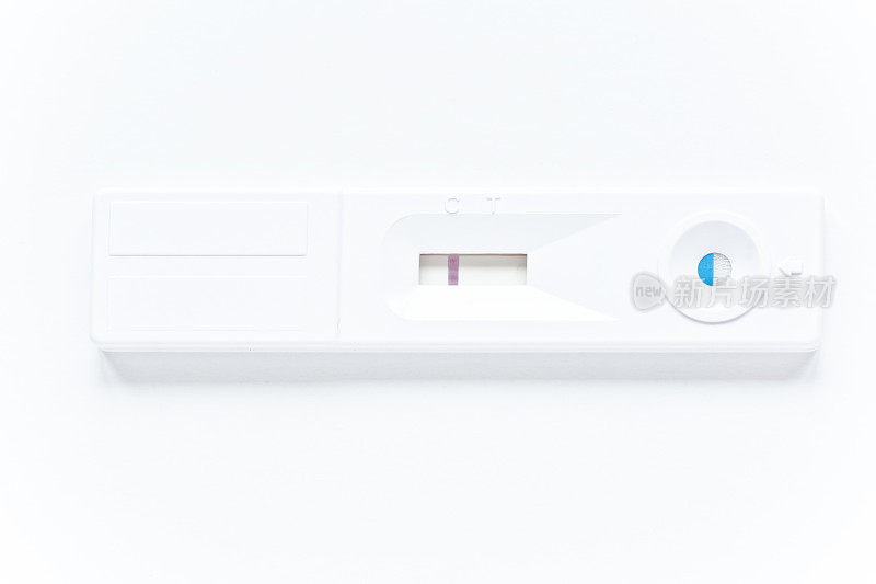 妊娠试验阴性白色