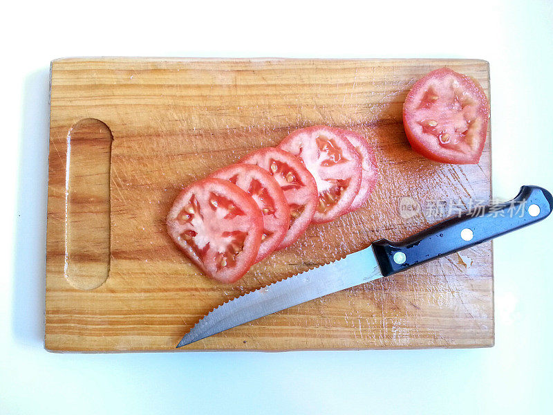 切碎的番茄