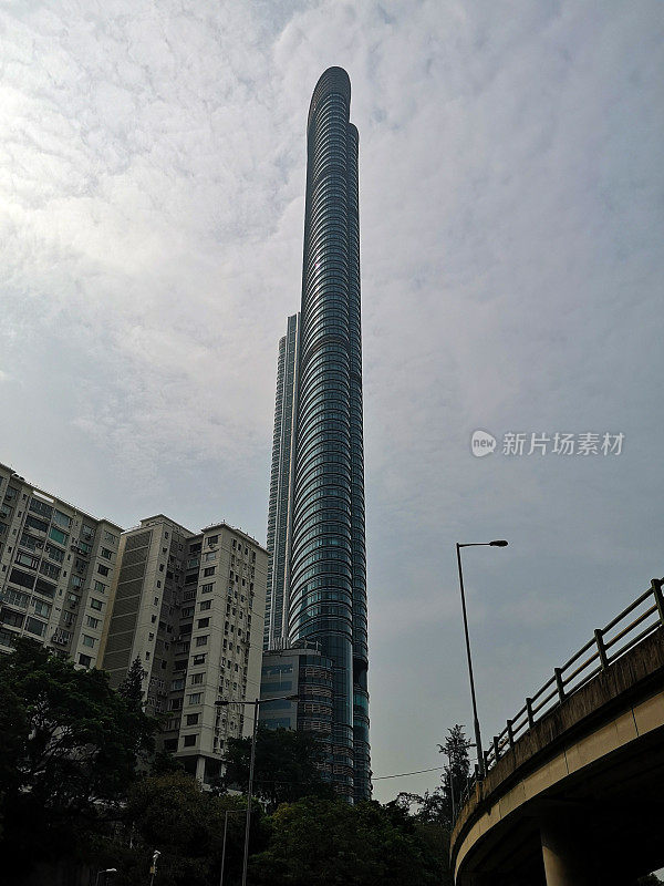 港岛跑马地高崖住宅摩天楼