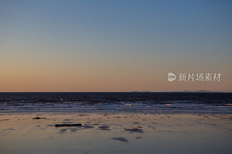 日落马塞特海滩