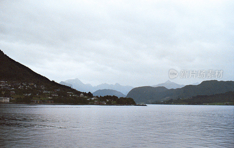 挪威峡湾的风景