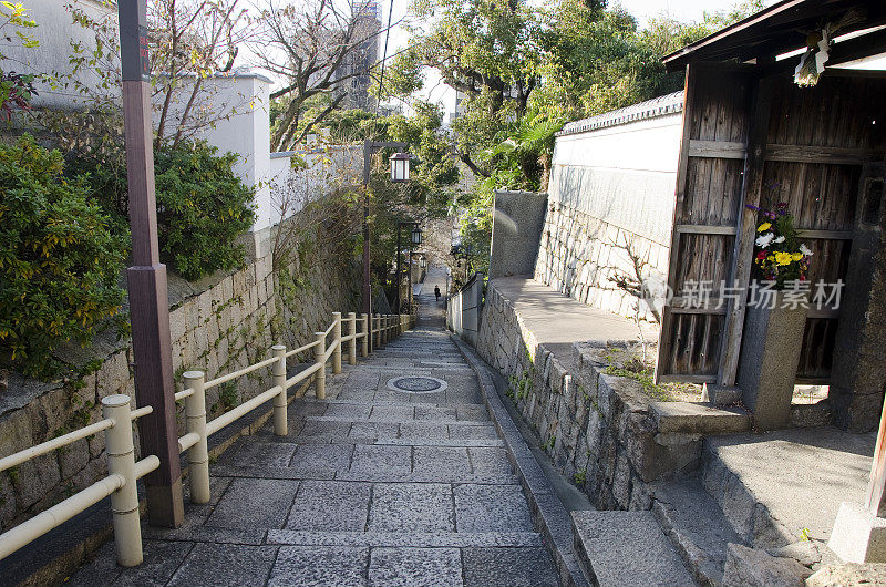 大阪天王寺的斜坡