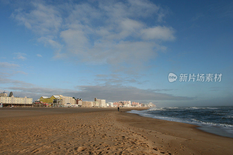 海滩上的冬天