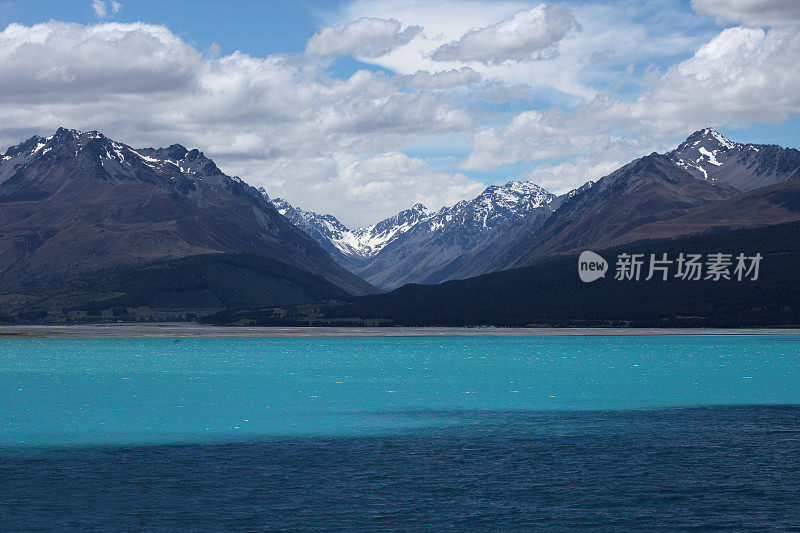 泰卡波湖的风景，新西兰