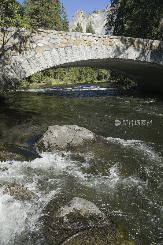 波诺桥，默塞德河，约塞米蒂国家公园