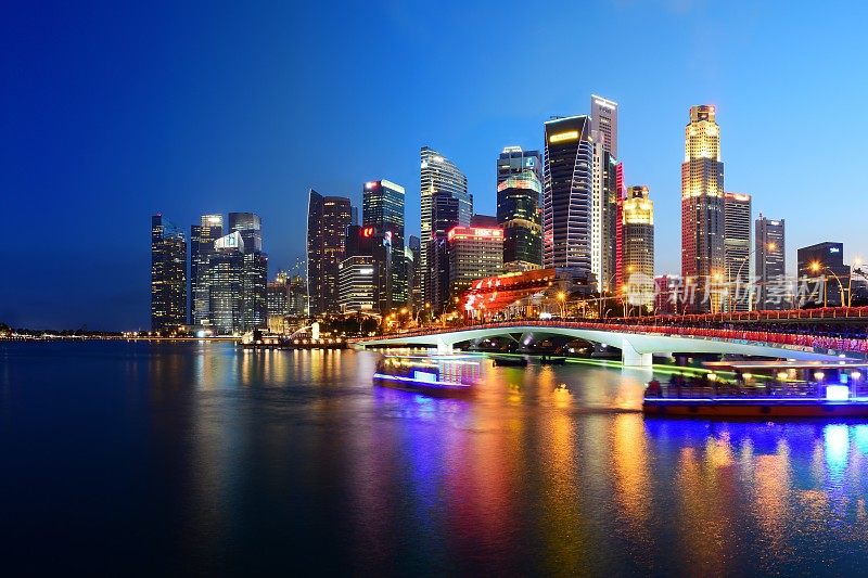 新加坡全景城市