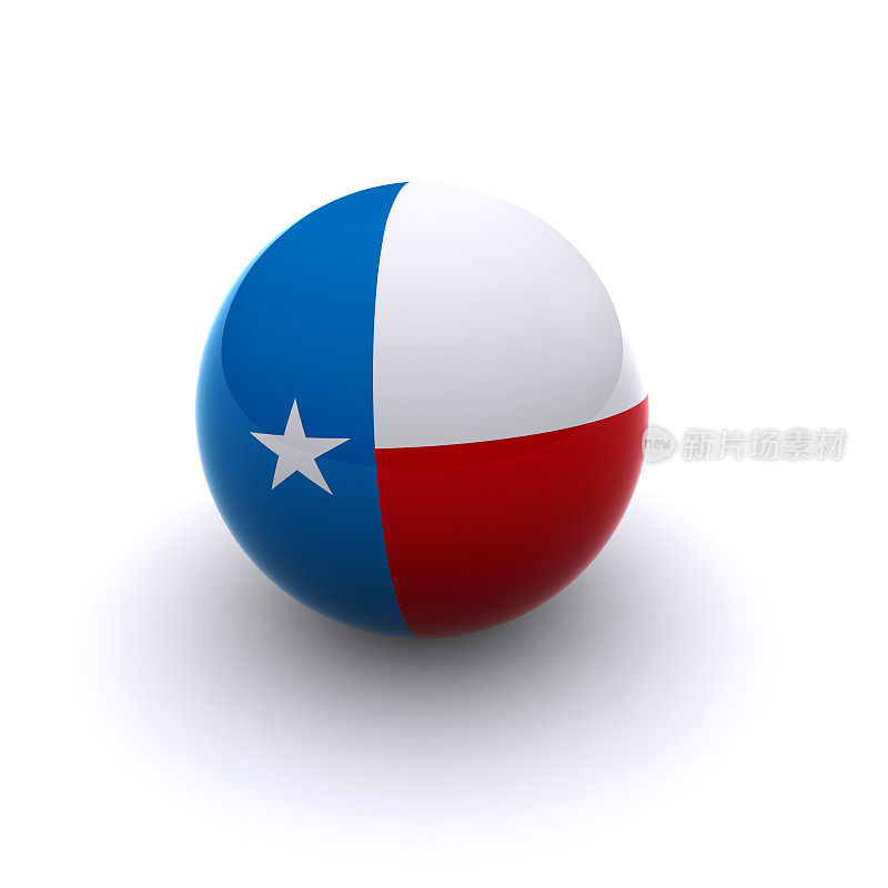 3D球-德州旗