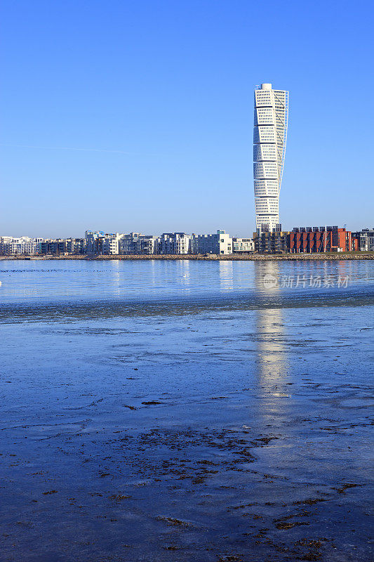 马尔默市海岸全景