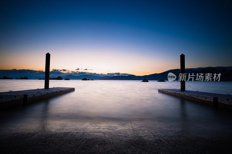 太浩湖的船坡道