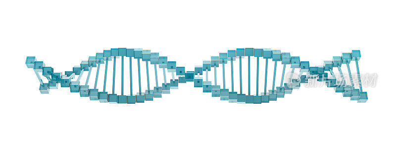 玻璃的DNA模型。