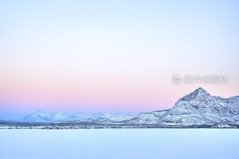 南犹他州雪HDR