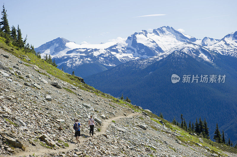 高山徒步旅行