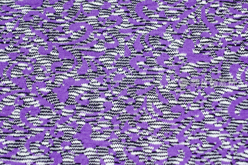 紫色纺织经编织物背景