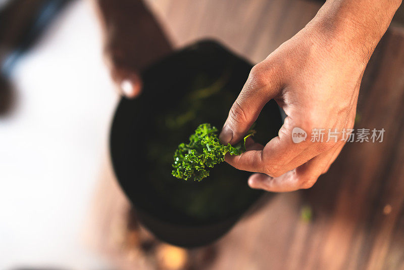 用甘蓝做素食